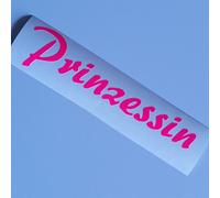 folien-zentrum Princess Neon Pink 17 cm x 4 cm Car Sticker JDM Tuning Car Sticker OEM Dub Decal Stickerbomb Bombing Fun Scooter Motorcycle