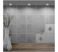 FoLIESEN Tile Sticker 15x15 cm (~ 6x6 Inch) - Tile Stickers for Bathroom & Kitchen - Pack of 20 - Dekor Greydi