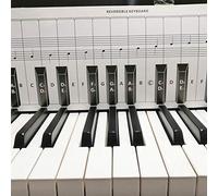 Foliner Piano and Keyboard Note Chart 88 Keys Piano Practice Keyboard Note Chart Piano Learning Aid Set Behind the Keys Great for Kids Beginners