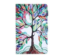 Folio Case for iPad Air 11 Inch M2 2024 - Slim Fit Premium Vegan Leather Standing Cover with Auto Sleep/Wake, life Tree