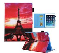 Folio Case for iPad Air 11 Inch M2 2024 - Slim Fit Premium Vegan Leather Standing Cover with Auto Sleep/Wake, Twilight Tower