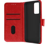 Folio case Xiaomi Redmi Note 11 and 11s Wallet Function and Video Stand - red
