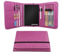 Folio Cover Compatible with Rocketbook Everlast Fusion, Multi A5 Size Notebook Organizer, Pen Loop/Business Card Holder, 9.6" x 7.4" inch (Executive Size)