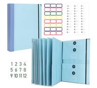 Folio Document Organizer, If I Die Binder Organizer, Life Emergency Binder, Expanding File Folder for Saving Certificates, Letter, Passport Holder, Personal Family Important Document Storage