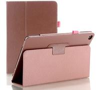 Folio Plain Leather Stand Case For Apple iPad 10.2 9th Generation 2021 8th Generation 2020 & 7th Generation 2019 (RoseGold)