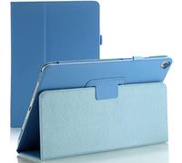 Folio Plain Leather Stand Case For Apple iPad 10.2 9th Generation 2021 8th Generation 2020 & 7th Generation 2019 (Aqua)