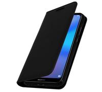 Folio Real Leather Huawei P20 Lite Case Card-holder Video Stand