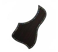 Folk Acoustic Guitar Pickguard Colored Shell Border Rosewood Solid Wood Pickguard Acoustic Guitar Pickguards
