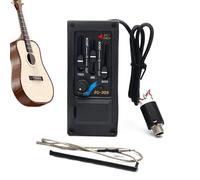 Folk Acoustic Guitar Pickup, Guitar Equalizer, Piezo Pickup Amplifier - Amplify Guitar Tone Electro-Acoustic Guitar Pickup | Enhanced Sound With