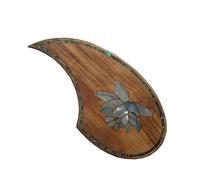 Folk Acoustic Guitar Solid Wood Pickguard Guitar Scratch Plate Decorative Sticker Accessories Guitar Replacement Parts (Color : B)