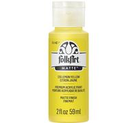 Folk Art Acrylic Paint in Assorted Colors (2 Ounce), 226 Yellow Lemon