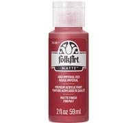 Folk Art Acrylic Paint in Assorted Colours (2 oz), Imperial Red