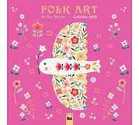 Folk Art by Bee Brown Wall Calendar 2027 (Art Calendar)