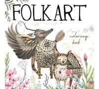 Folk Art Coloring Book