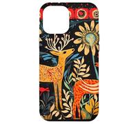 Folk Art Deer In Enchanted Forest Case for iPhone 12 Pro Max