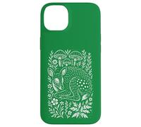 Folk Art Deer Woodland Nature Lover Wild Animal Fans Case for iPhone 14 Plus