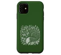Folk Art Fox Woodland Nature Lover Wild Animal Fans Case for iPhone 11