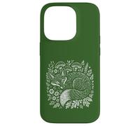 Folk Art Fox Woodland Nature Lover Wild Animal Fans Case for iPhone 14 Pro