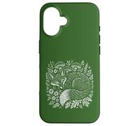 Folk Art Fox Woodland Nature Lover Wild Animal Fans Case for iPhone 16
