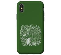 Folk Art Fox Woodland Nature Lover Wild Animal Fans Case for iPhone X/XS