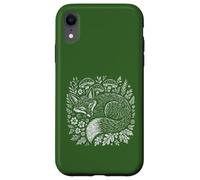 Folk Art Fox Woodland Nature Lover Wild Animal Fans Case for iPhone XR