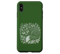 Folk Art Fox Woodland Nature Lover Wild Animal Fans Case for iPhone XS Max