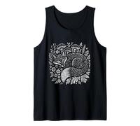 Folk Art Fox Woodland Nature Lover Wild Animal Fans Tank Top