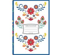 Folk Art Fusion Traditional Polish Pattern Composition Notebook: 120 lined Pages of Eastern European Elegance | glossy finish | 6x9 inch