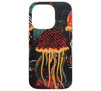 Folk Art Jellyfish Trio Pop Art Case for iPhone 14 Pro