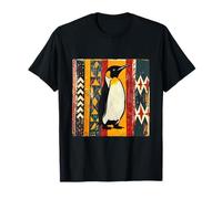 Folk Art Penguin Graphic T-Shirt