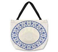 Folk Art Tote bat Benjamin Tate Design Natural One Size
