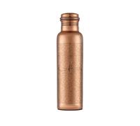 FOLK CRAFT Pure Copper Water Bottle - 32 oz - Indian Handmade Copper Bottle for Drinking Water at Travel, Hiking, Gym, Office, Outdoor - Engraved