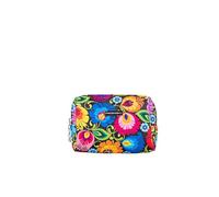 Folk Design Makeup Bag, Beauty Pouch Set, Easy to Carry in a Suitcase or Travel Bag, Quick Hand Wash, Gift Souvenir from Poland, Lowicz Black, S, Ela
