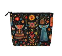 folk dress Women's toiletry and cosmetic bag, unisex toiletry storage bag, personal care storage bag