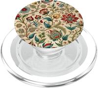 Folk Floral Pattern, Mughal Inspired 03 PopSockets PopGrip for MagSafe