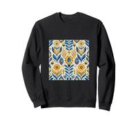 Folk Floral Pattern, Scandinavian Inspired 04 Sweatshirt