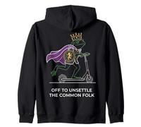 Folk Frog Funny To Unsettle The Common Zip Hoodie