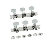 Folk Guitar Open Three Row Chrome Plated Metal Knobs Traditional Hulusi Musical Instrument(Type 3)