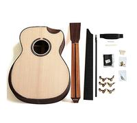 Folk Guitar With Hand Guard Combination Material Rosewood Full Single Barrel Spruce Panel Handmade Guitar Guitar Body (Color : 1)