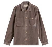 Folk Men's Anniversary Patch Overshirt Rich Brown Chunky Cord