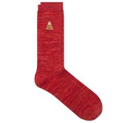 Folk Men's Melange Sock Crimson Mix