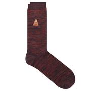 Folk Men's Melange Sock Navy Espresso Mix