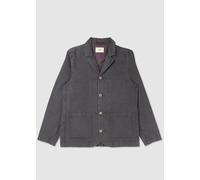 FOLK Mens Patch Jacket In Slate Slub Mens Clothing Size: XL, Colour: Grey Fabric