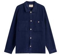 Folk Men's Patch Overshirt Rich Navy Chunky Cord