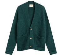 Folk Men's Relaxed Cardigan Phthalo Green
