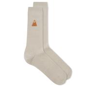 Folk Men's Waffle Sock Silver Grey