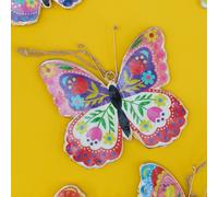 Folk Metal Butterfly Decoration