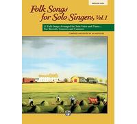 Folk Songs for Solo Singers Volume 1 Medium-High voice