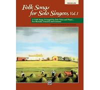 Folk Songs for Solo Singers Volume 1 Medium-Low Voice