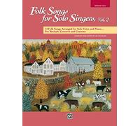 Folk Songs for Solo Singers Volume 2 Medium-High voice
